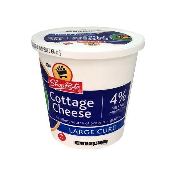 Shoprite Large Curd Cottage Cheese 24 Oz Instacart