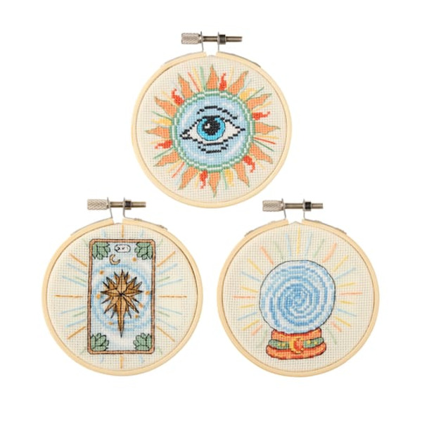 Loops & Threads Mystical Icons Halloween Counted Cross Stitch Kit