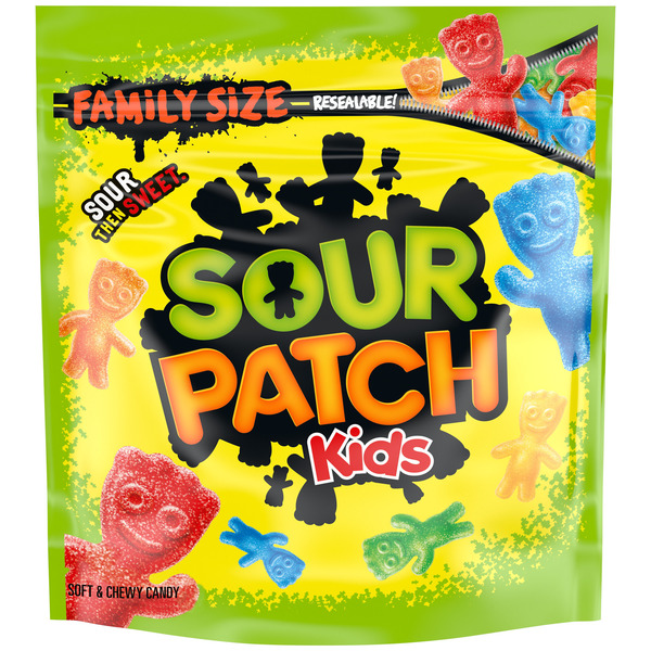 SOUR PATCH KIDS Soft & Chewy Gummy Candy, Bulk Candy 28.8 oz