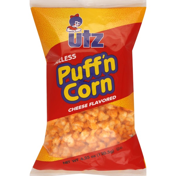 Utz Puffin' Corn, Hulless, Cheese Flavored (4.25 oz) Instacart