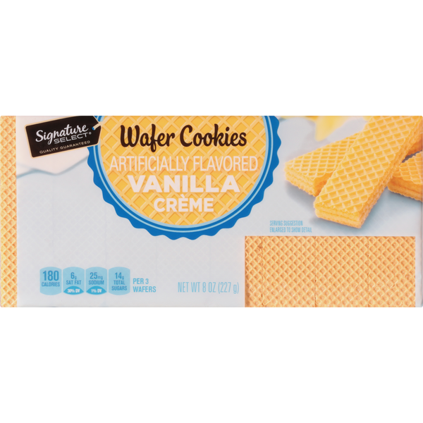 SIGNATURE SELECTS Wafer Cookies, Vanilla Creme