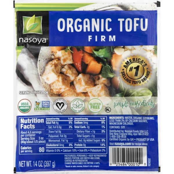 Nasoya Tofu, Organic, Firm (14 oz) from Safeway Instacart