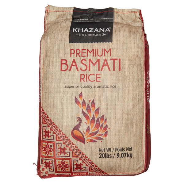 Premium Basmati Rice, 20 lbs