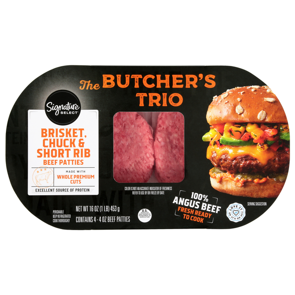 Signature SELECT Beef Patties, Brisket, Chuck & Short Rib
