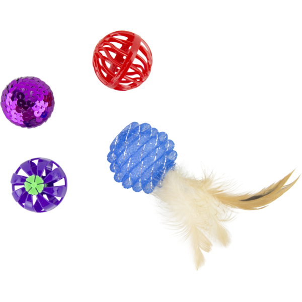 Play On Cat Toy Ball Multipack