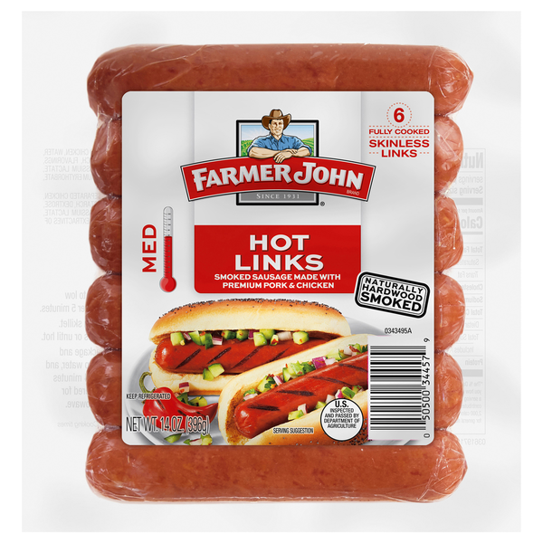 Farmer John Med Hot Links