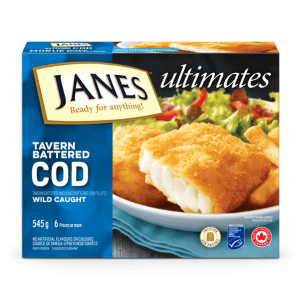 Walmart Janes Tavern Battered Uncooked Cod Fillets Same-Day Delivery ...