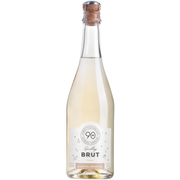 90+ Cellars Lot 230 Non-Alcoholic Sparkling Brut, France, 750mL