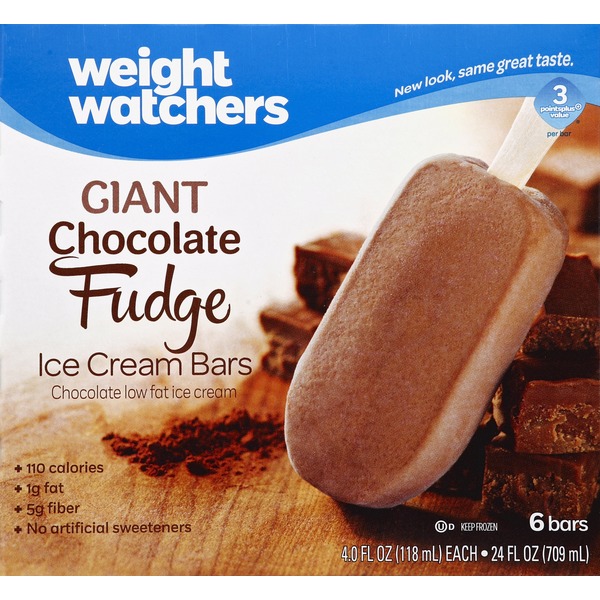 weight watchers Ice Cream Bar, Giant Chocolate Fudge (4 fl oz) from