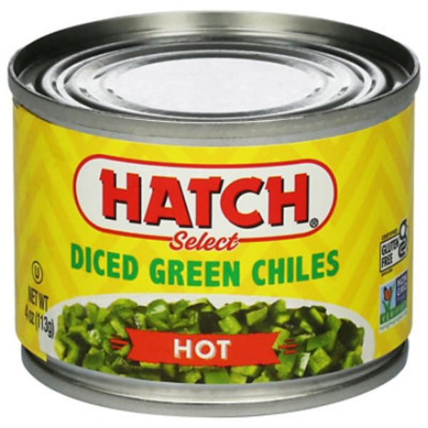 HATCH Green Chiles, Diced, Hot