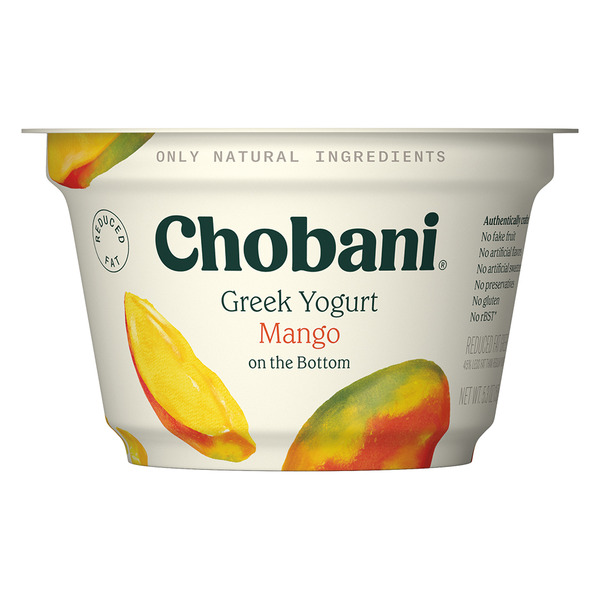 Chobani Mango Fruit on Bottom Greek Yogurt