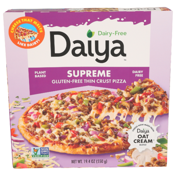 Daiya Supreme Dairy-Free Gluten-Free Thin Crust Pizza