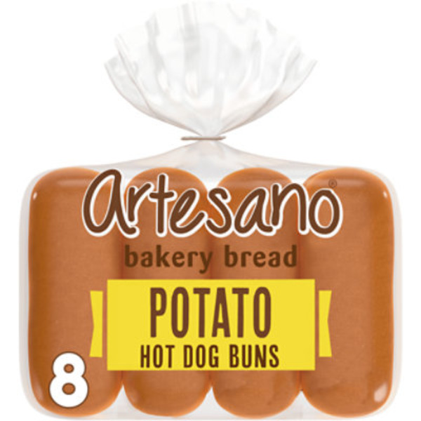 Artesano Potato Hot Dog Buns