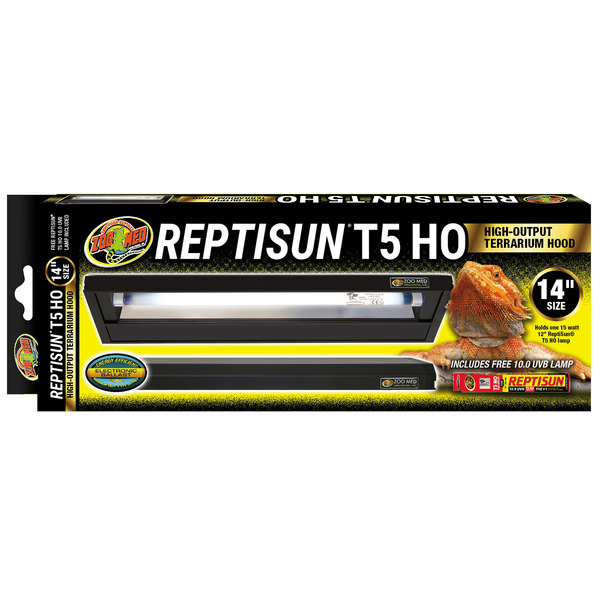 Zoo Med ReptiSun T5 HO Terrarium Hood With Bulb