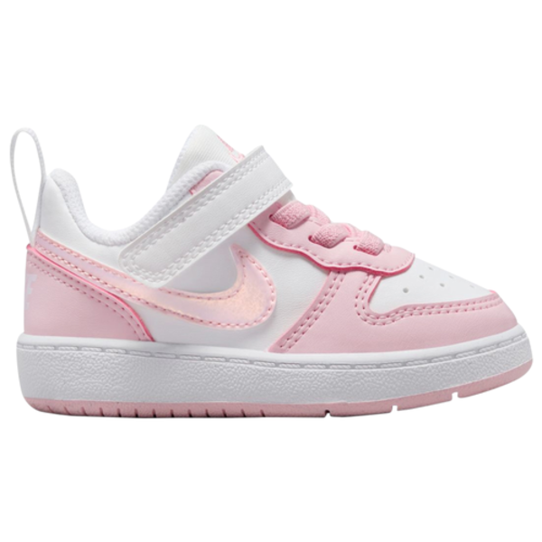 Nike Kids' Toddler Court Borough Low Recraft Stretch Lace Casual Shoes, Size 4