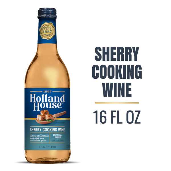 Holland House Sherry Cooking Wine, 16 FL oz Same-Day Delivery or