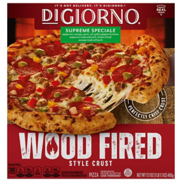 DiGiorno Supreme Speciale Pizza Wood Fired Style Crust Frozen Supreme Pizza