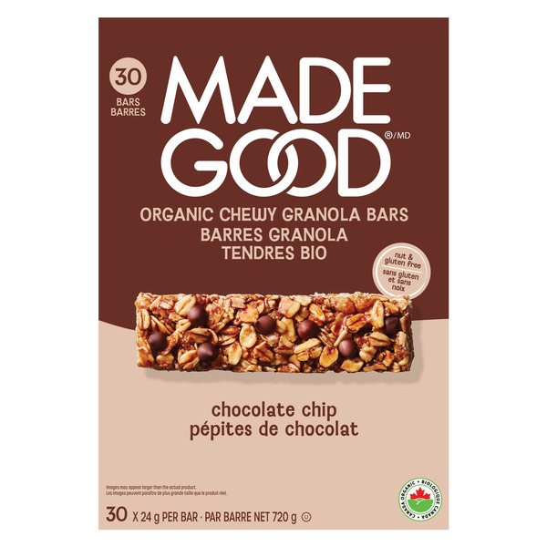 MadeGood Organic Chocolate Chip Granola Bar