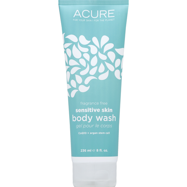 Acure Body Wash, Fragrance Free, Sensitive Skin (8 oz) Instacart