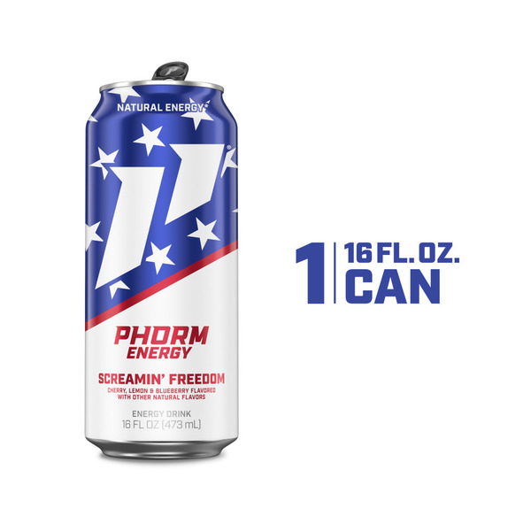 Phorm Energy Screamin' Freedom Energy Drink Same-Day Delivery or