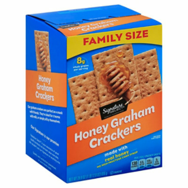 Safeway Signature SELECT Graham Crackers, Honey, Family Size SameDay