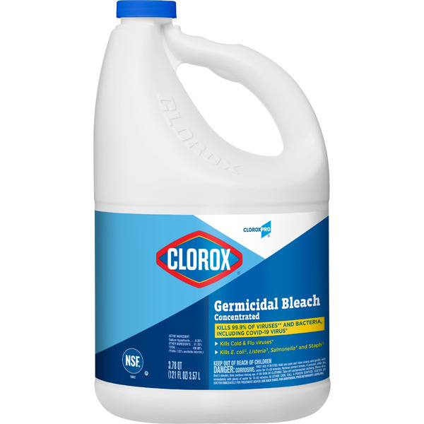 CloroxPro Clorox Germicidal Bleach, Concentrated, 121 Fl Oz