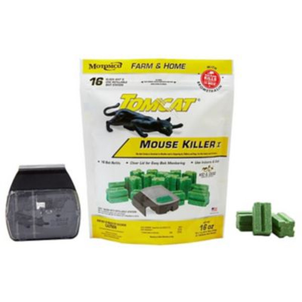 Tomcat 1 oz. Mouse Killer Refillable Station, 16 pk.