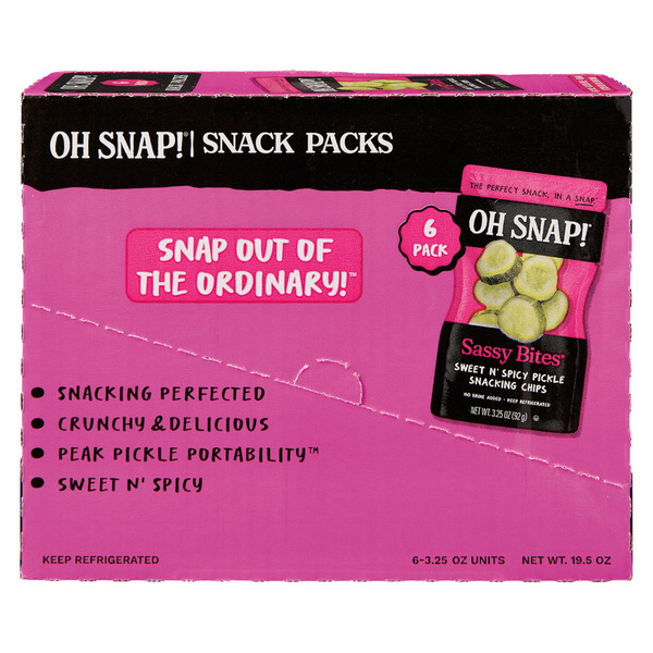 Oh Snap! Pickling Co. Sassy Bites 6 Pack Same-Day Delivery or