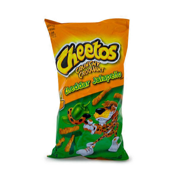 Cheetos Crunchy Cheddar Jalapeno Flavored Cheese Snacks Same-Day