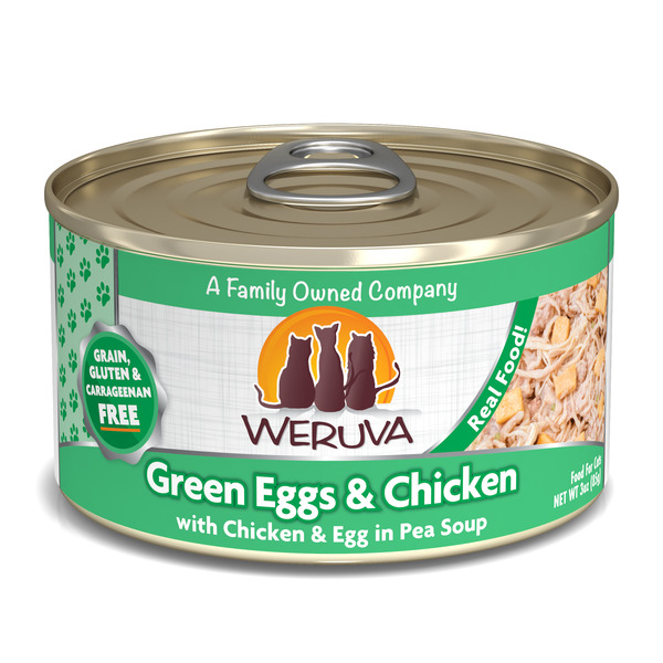 Weruva Green Eggs and Chicken with Chicken and Egg in Pea Soup