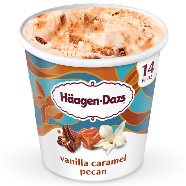 Haagen-Dazs Vanilla Caramel Pecan Ice Cream Same-Day Delivery or