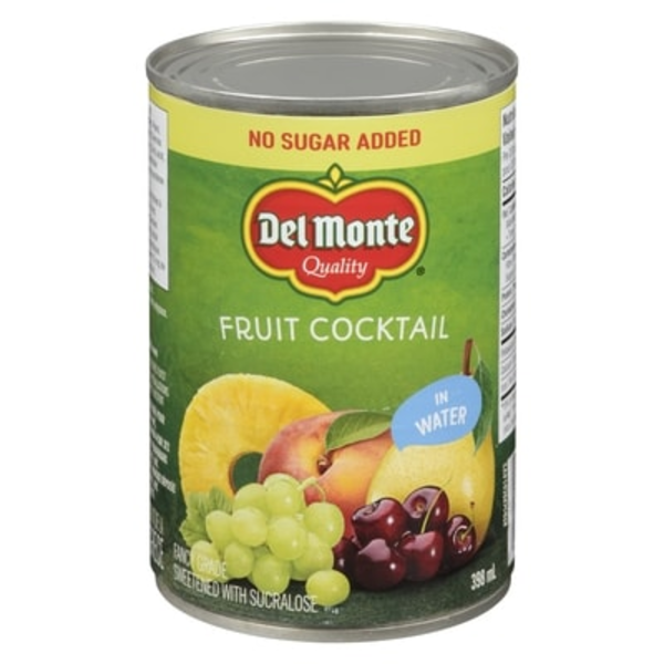No Frills Del Monte No Sugar Added Fruit Cocktail Packed in Water Same ...