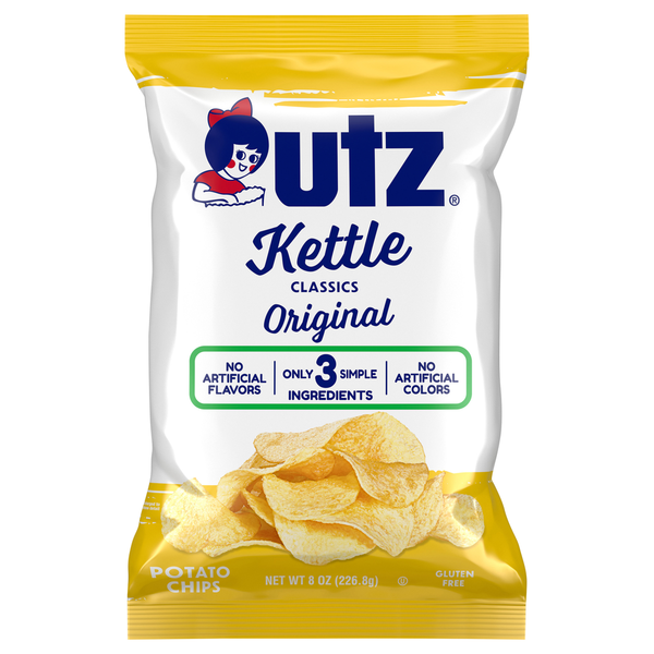 Utz 8oz Bag Kettle Cooked Potato Chips Same-Day Delivery | Met Fresh