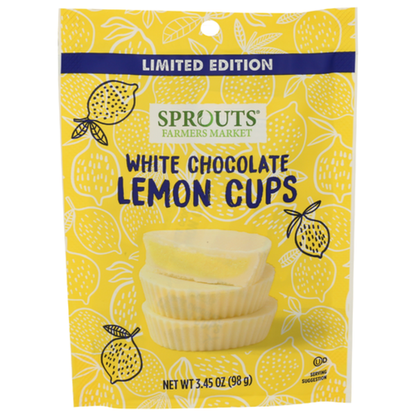 Sprouts White Chocolate Lemon Cups