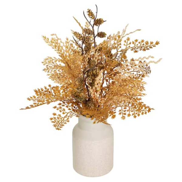 Ashland Real Touch Rust Foliage Mix Premade Arrangement