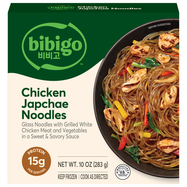 Bibigo Frozen Chicken & Vegetable Japchae Noodles Same-Day