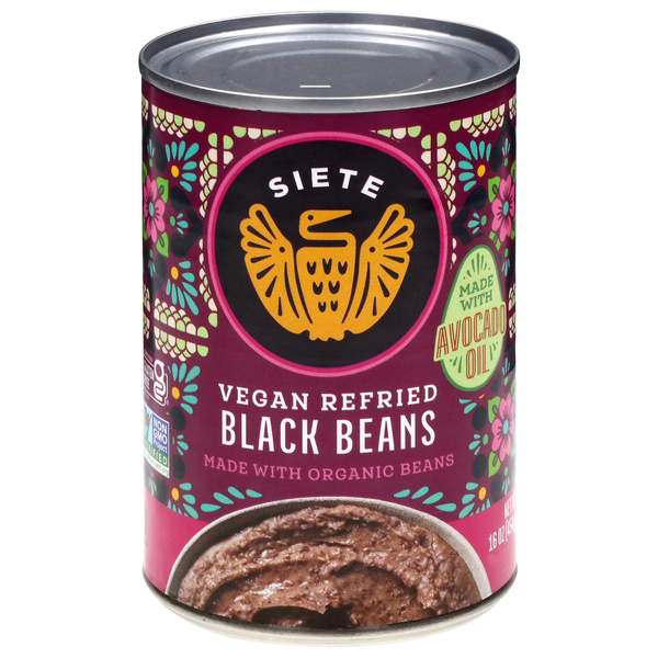 Siete Vegan Refried Black Beans Same-Day Delivery | PCC Community