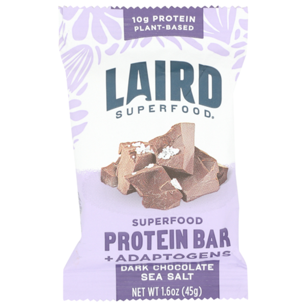 Laird Superfood Dark Chocolate Sea Salt Plant-Based Protein Bar