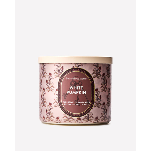White Pumpkin 3-Wick Candle