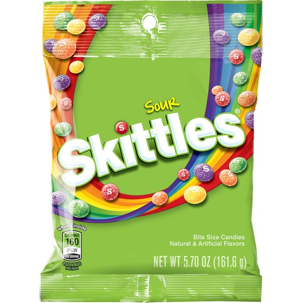Skittles Sour Candy Bag (5.7 oz) Instacart