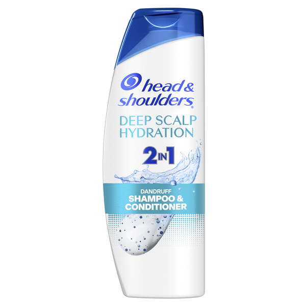 Head & Shoulders 2 in 1 Dandruff Shampoo and Conditioner, Deep Scalp Hydration - 12.5 fl oz