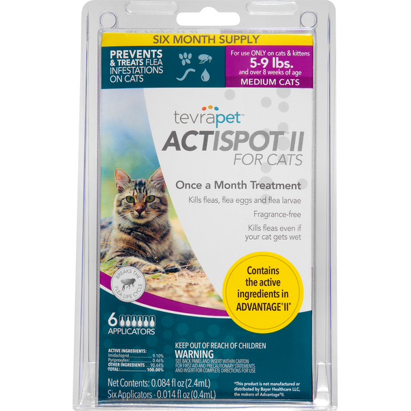 ShopRite TevraPet Cat Flea Tick, Medium Cats Same-Day Delivery