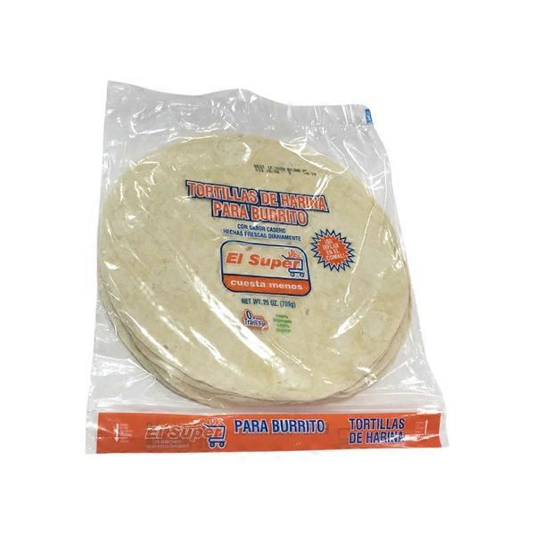El Super 12" Burrito Flour Tortilla