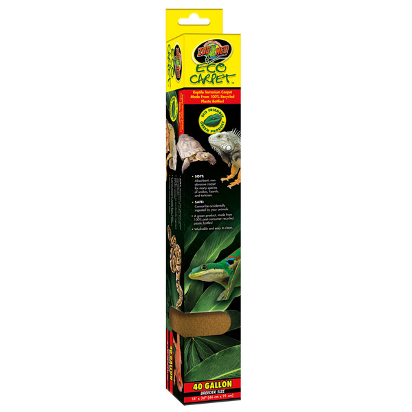 Zoo Med Eco Carpet Breeder, 36 X 18 in - Tan