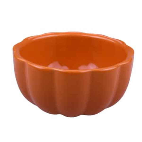 Makery Ceramic Pumpkin Ramekin - Orange