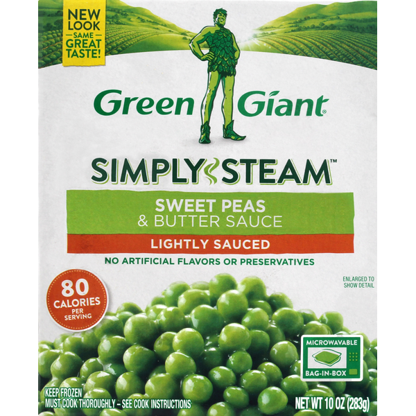 Green Giant Sweet Peas & Butter Sauce, Lightly Sauced