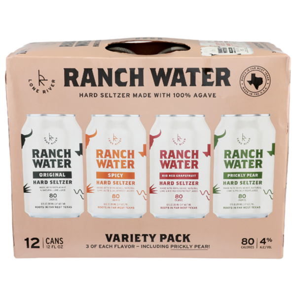 Lone River Ranch Water Variety Pack 12 Pack Cans