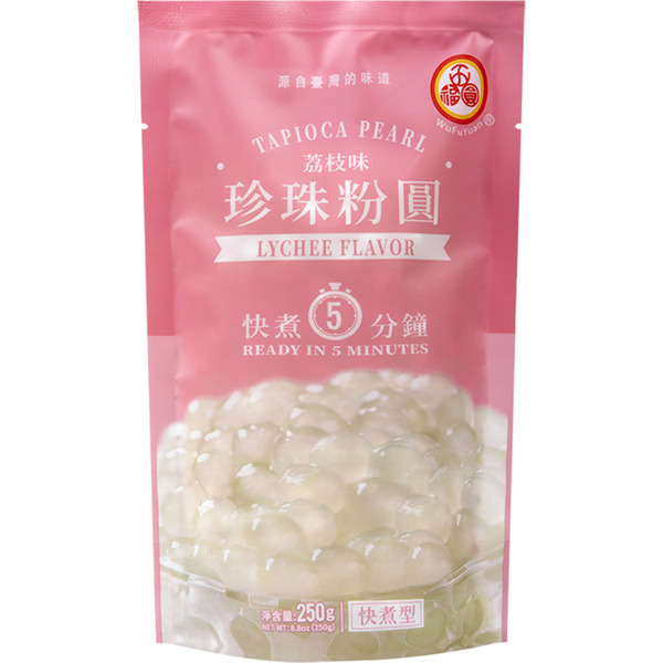 WuFuYuan Lychee Flavor Tapioca Pearl