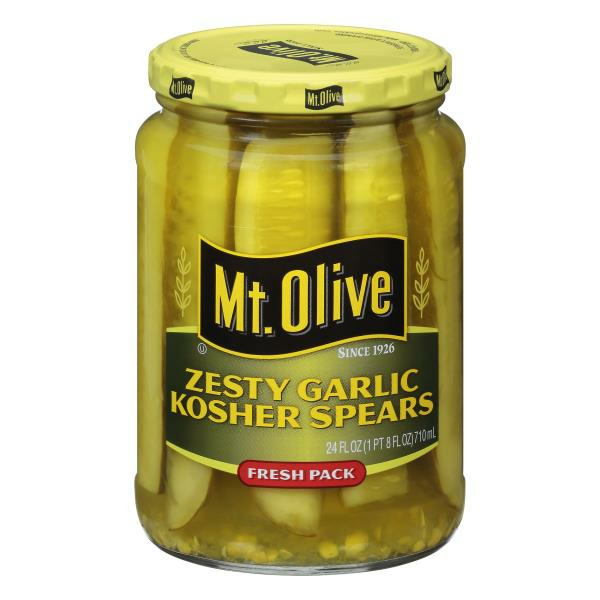 Publix Mt. Olive Zesty Garlic Kosher Pickle Spears SameDay Delivery or Pickup Instacart