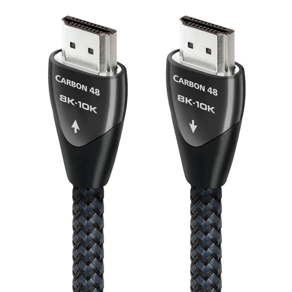 AudioQuest CleanScreen Gray & Black Carbon 5' 8K-10K 48Gbps HDMI Cable